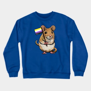 Enby Mouse Crewneck Sweatshirt